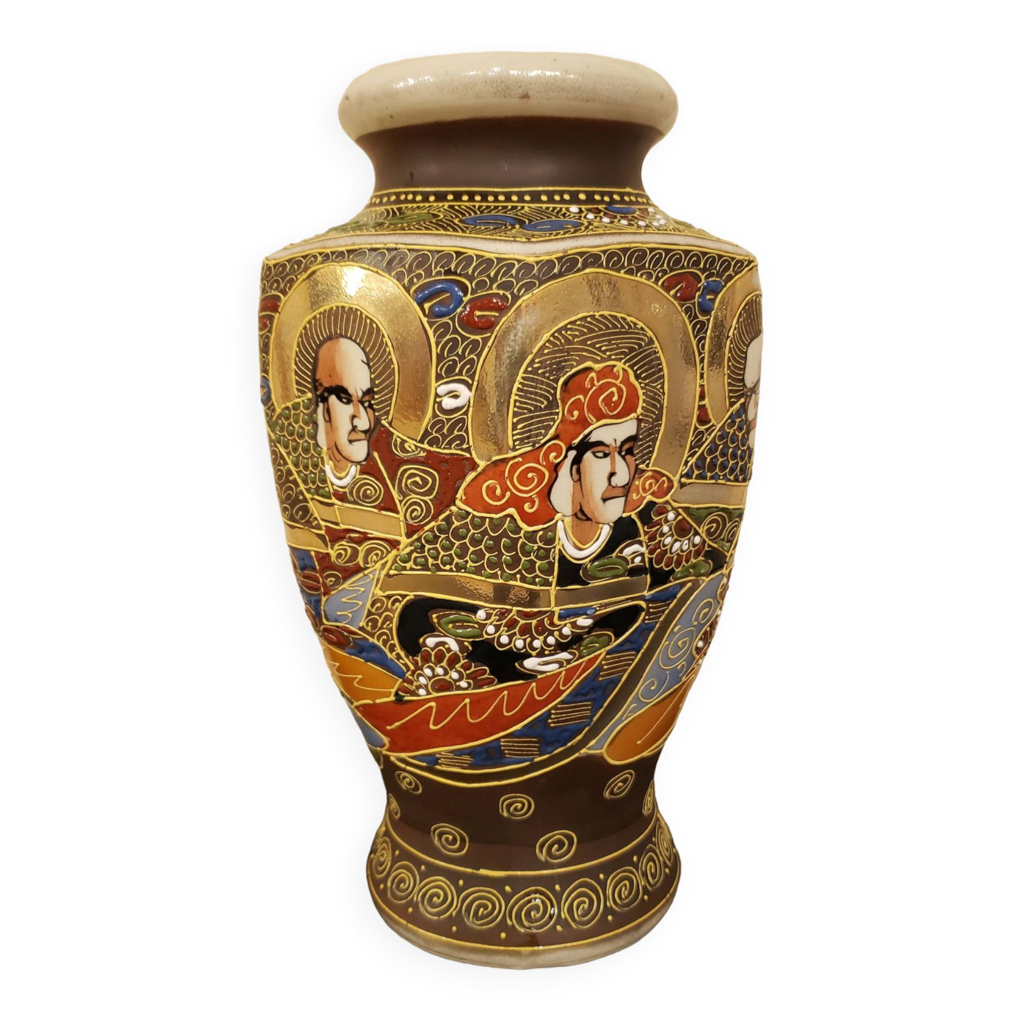 Japanese ceramic vase signed