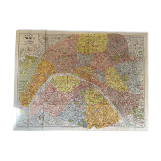 Map of Paris 1962