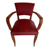 Red bridge chair