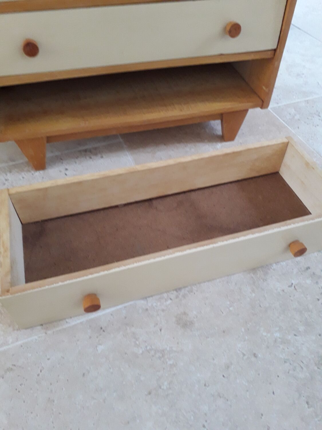 Toy doll dresser and furniture