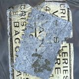 Large crystal lamp base stamped Baccarat