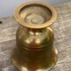 Gilded brass mortar and pestle