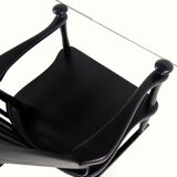 Fauteuil à bascule scandinave milieu de siècle