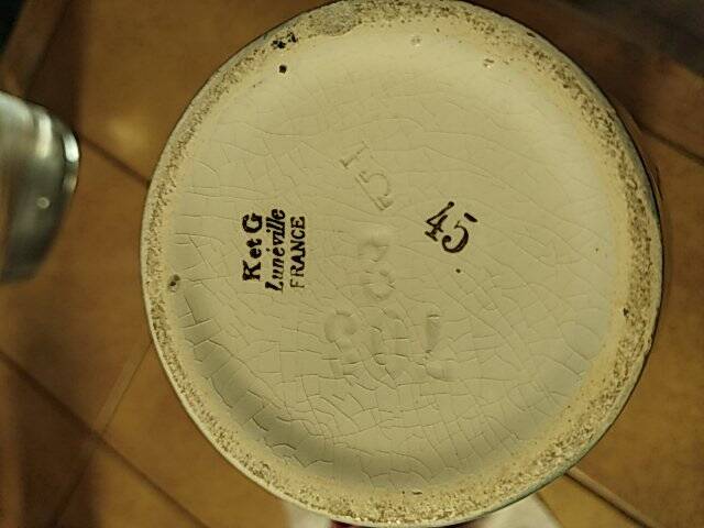 Vase type amphore K&G début 20e
