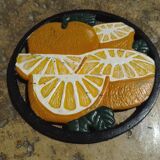 Vintage cast iron trivet