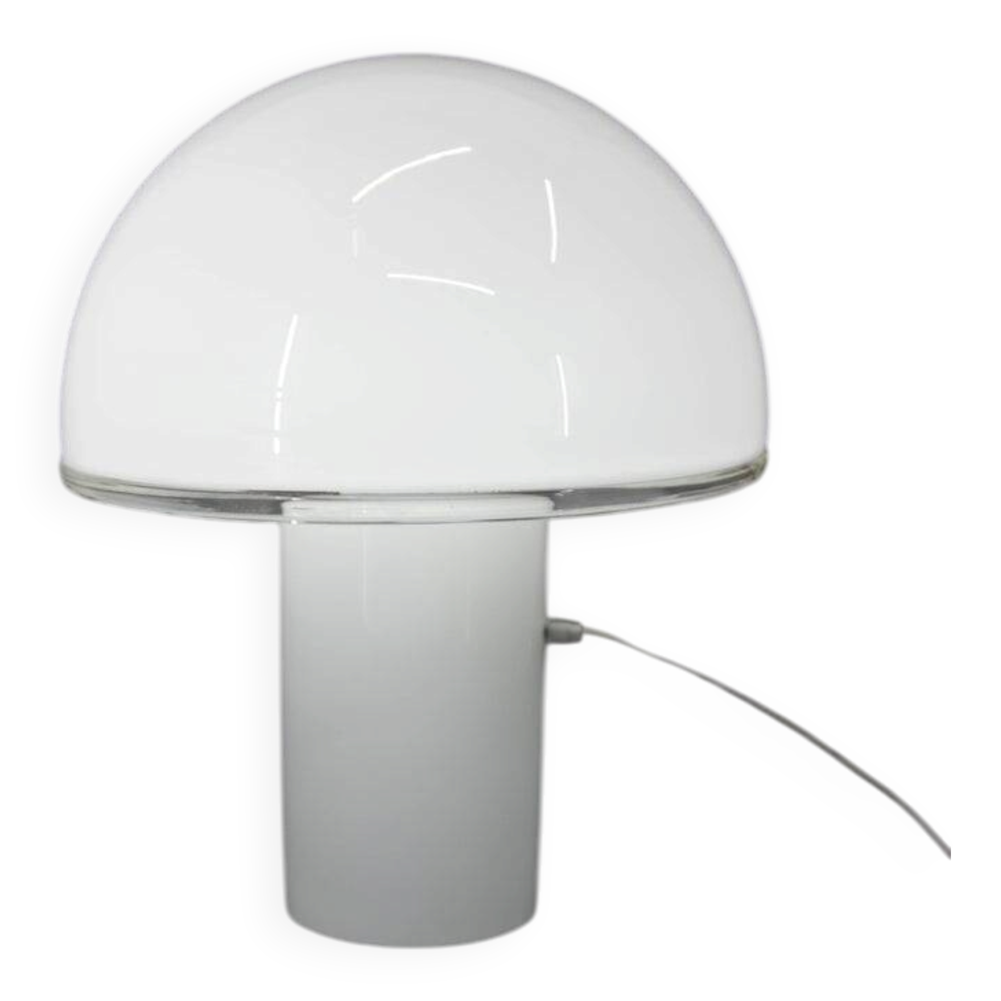 Large Italian Opaline Glass Table or Floor Lamp by Fontana Arte, 2010s