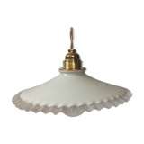 Vintage opaline pendant light