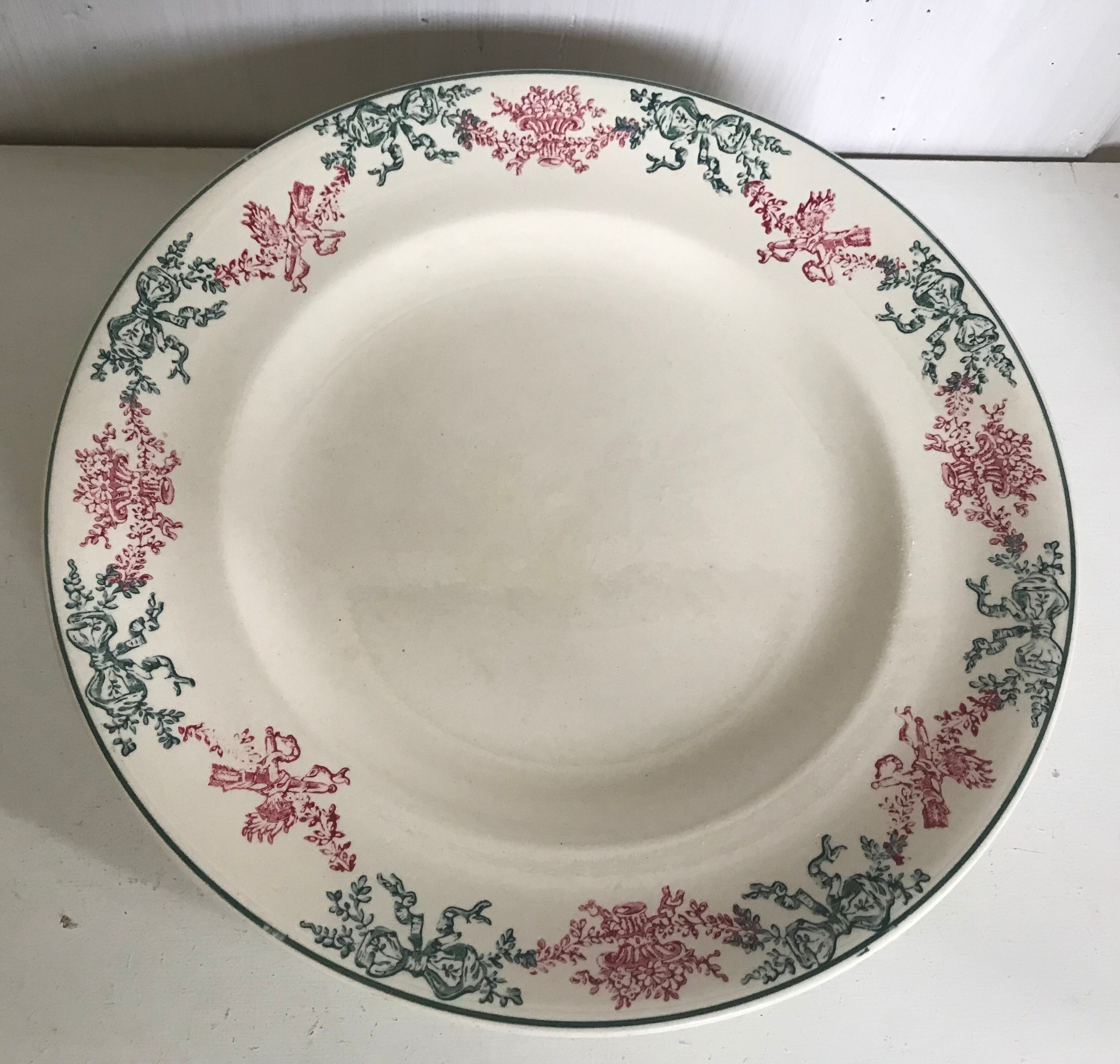 Lot of 7 Longwy plates