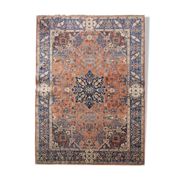 Handmade Antique Persian Tabriz Rug- 141x198cm