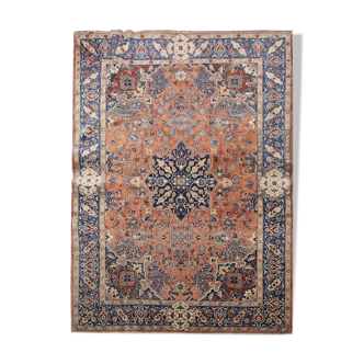 Handmade Antique Persian Tabriz Rug- 141x198cm