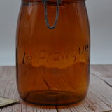 Amber jar the Practical capacity 1 liter