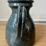 Stoneware pitcher signed Baudat