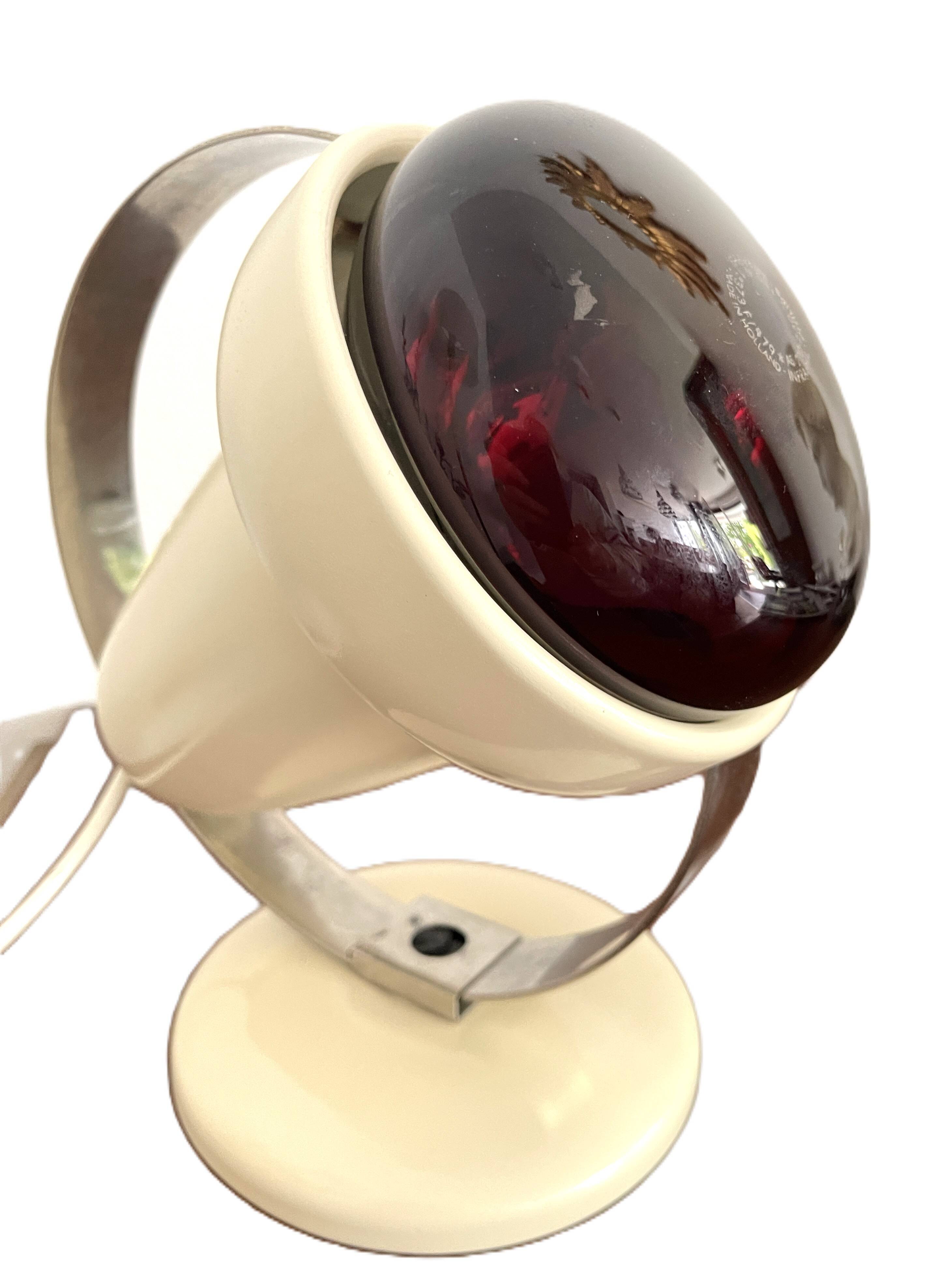 Lampe Infraphil par Charlotte Perriand pour Philips, 1954