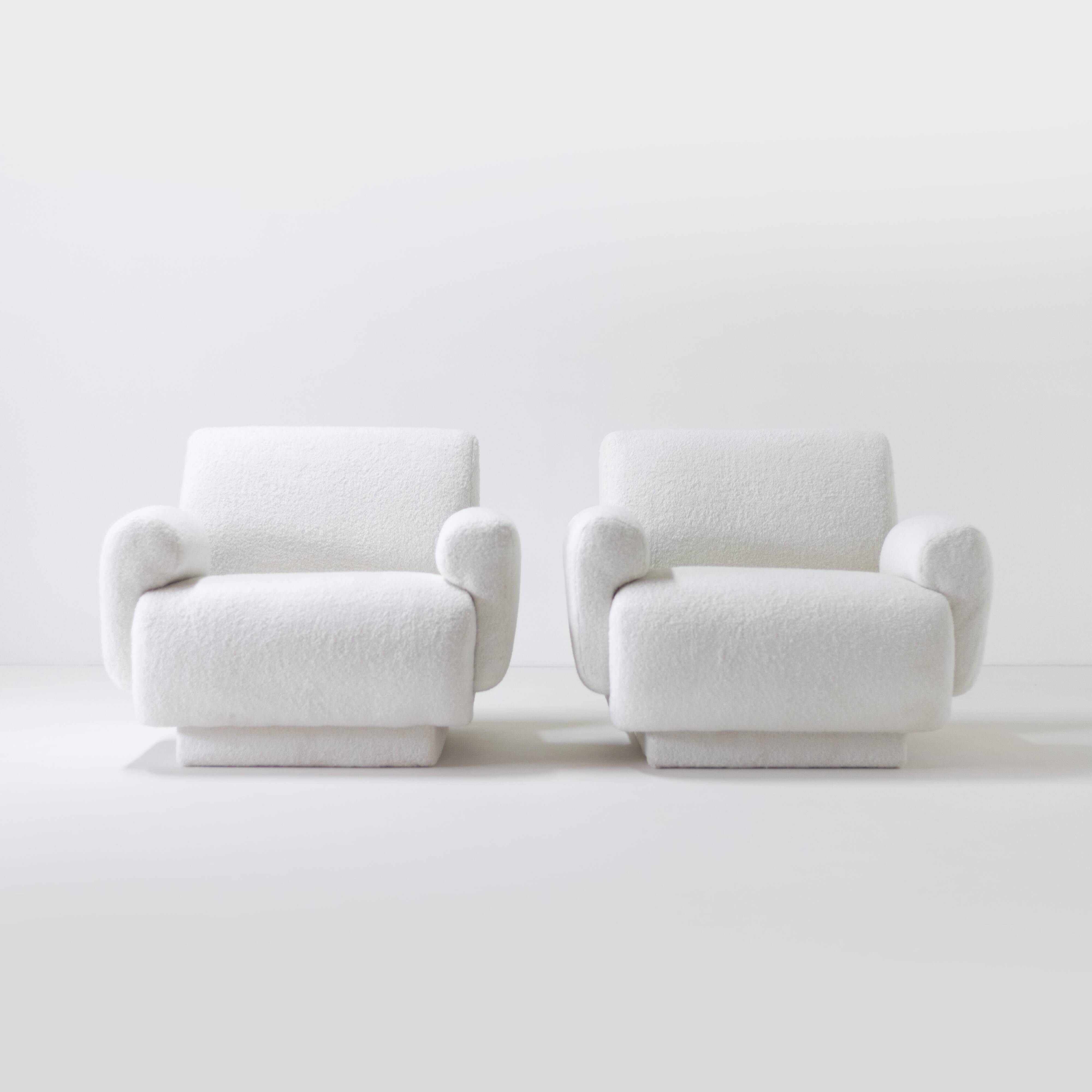 Pair of armchairs attributed to Eberhardt Geißler, Veb Möbel Industrie, 70s
