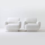 Pair of armchairs attributed to Eberhardt Geißler, Veb Möbel Industrie, 70s