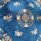 Art Deco Wool Handmade Rug Large 1920s with Bats