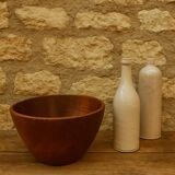 Large vintage teak bowl