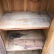 Vintage Parisian pine cabinet.