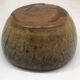 Pocket tray in Belgian flamed salted stoneware by Marcellus Aubry