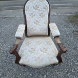 19th century Voltaire armchair with reclining backrest