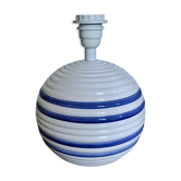 Vintage enamelled ceramic lamp base