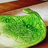 Serving dish with celery barbotine