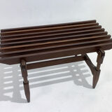 Mid-century modern italian wooden stool, 1960s