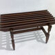 Mid-century modern italian wooden stool, 1960s