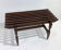 Mid-century modern italian wooden stool, 1960s