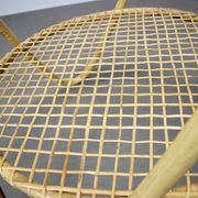 Mid-Century Bamboo and Glass Coffee Table by Alan Fuchs, Czechoslovakia, 1960s