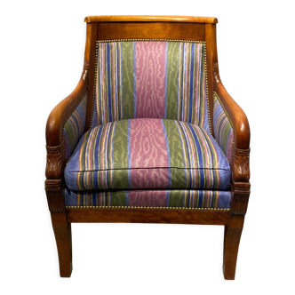 Studded armchair