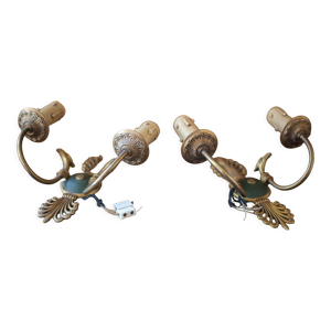 Paire d'appliques par la maison