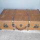 Travel malle / suitcase period 1940/50 drinks and brass