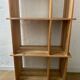 Regain homemade pine bookcase shelf