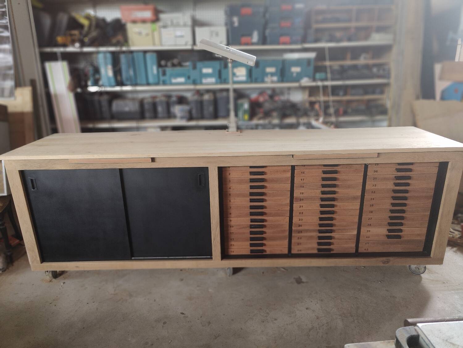 Old jewelry cabinet