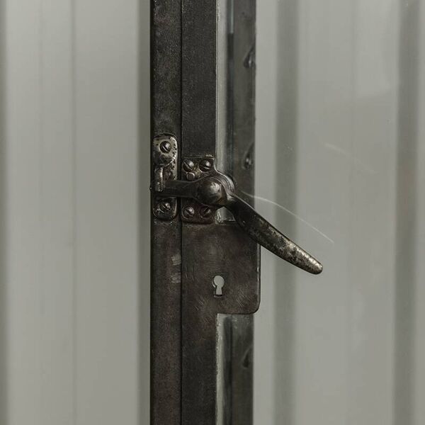 Cabinet dentiste vintage industrial - armoire metal glass