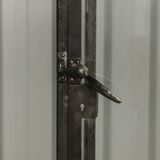 Vintage industrial dentist cabinet - metal glass cabinet