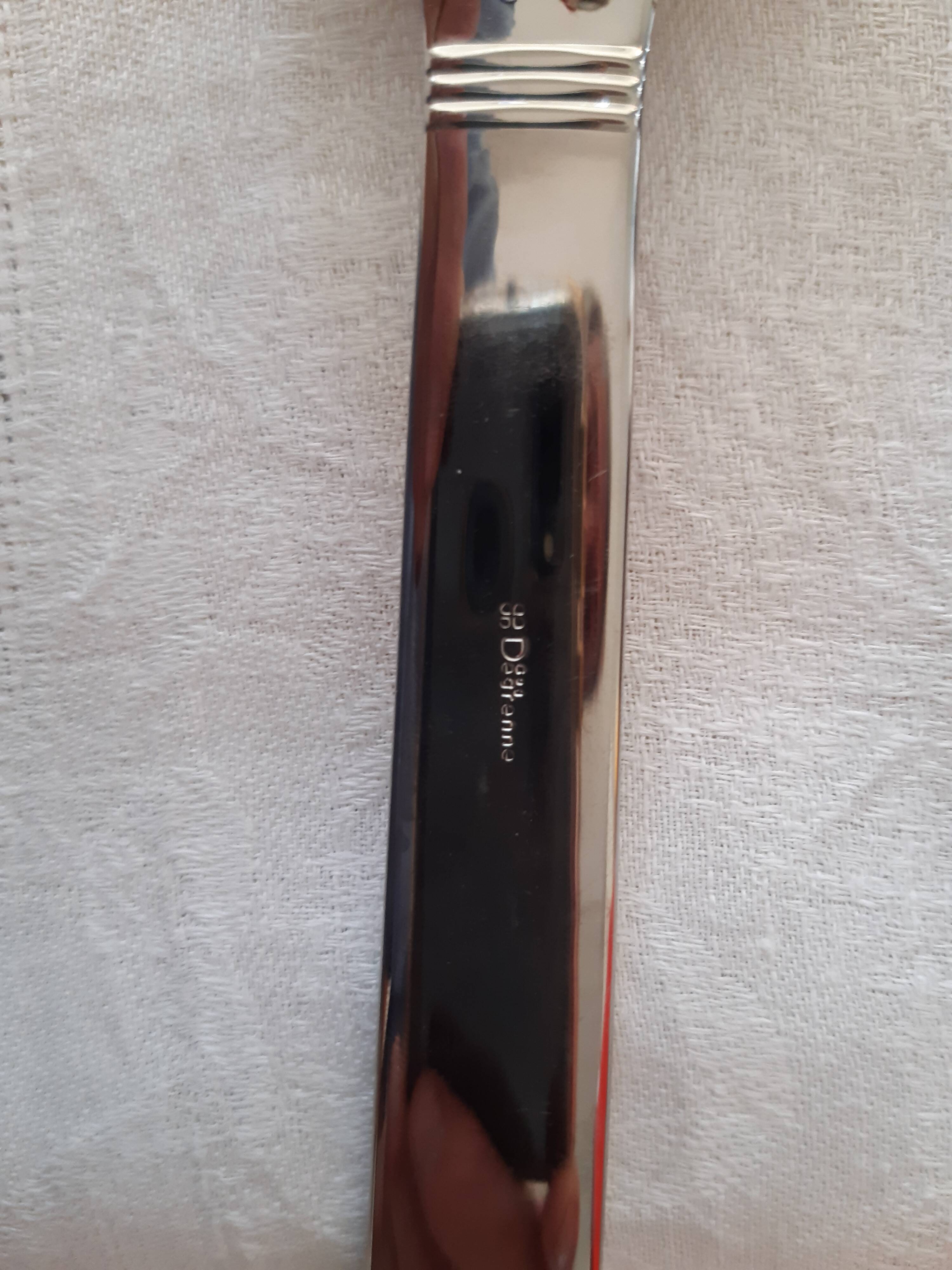 Menagere art deco squadro Guy Degrenne 32 pieces