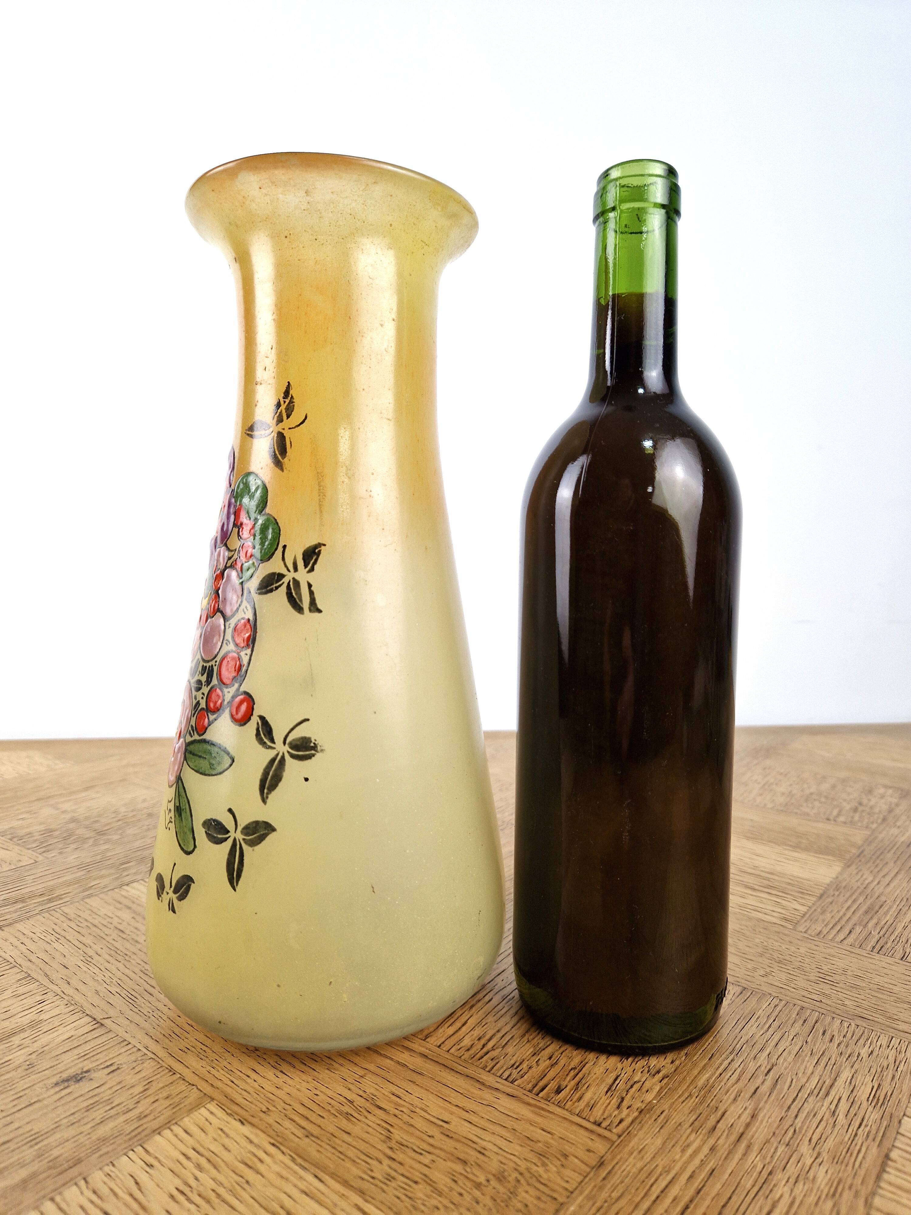 Vase art nouveau signé LEG ( Legras)