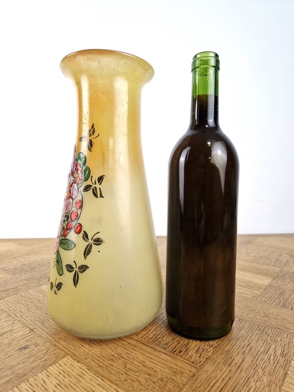 Vase art nouveau signé LEG ( Legras)