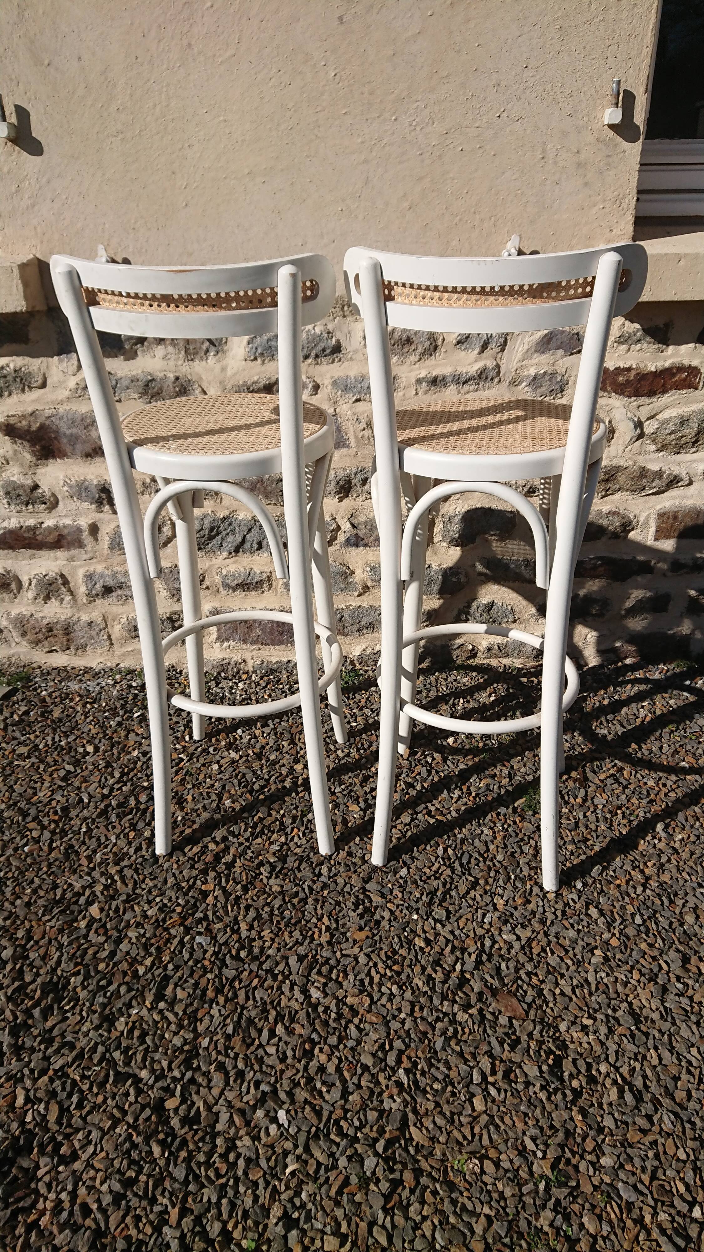 Lot of two canna stools