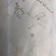 Tableau dessin encre paysage Asie 1952