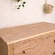 Antique light wood commode – authentic bohemian chic charm