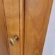 Corner glazed corner cabinet in old cherry wood 1900s
