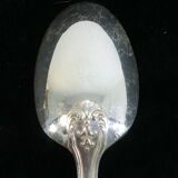 12 large spoonfuls Boulenger in silver metal model regence berry