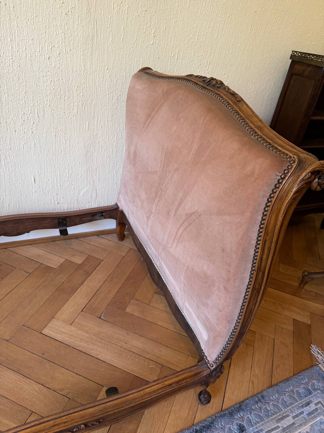 Louis XV bench, 19th century sofa / daybed / couch