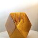 Ceramic vase shape geometric design 70s