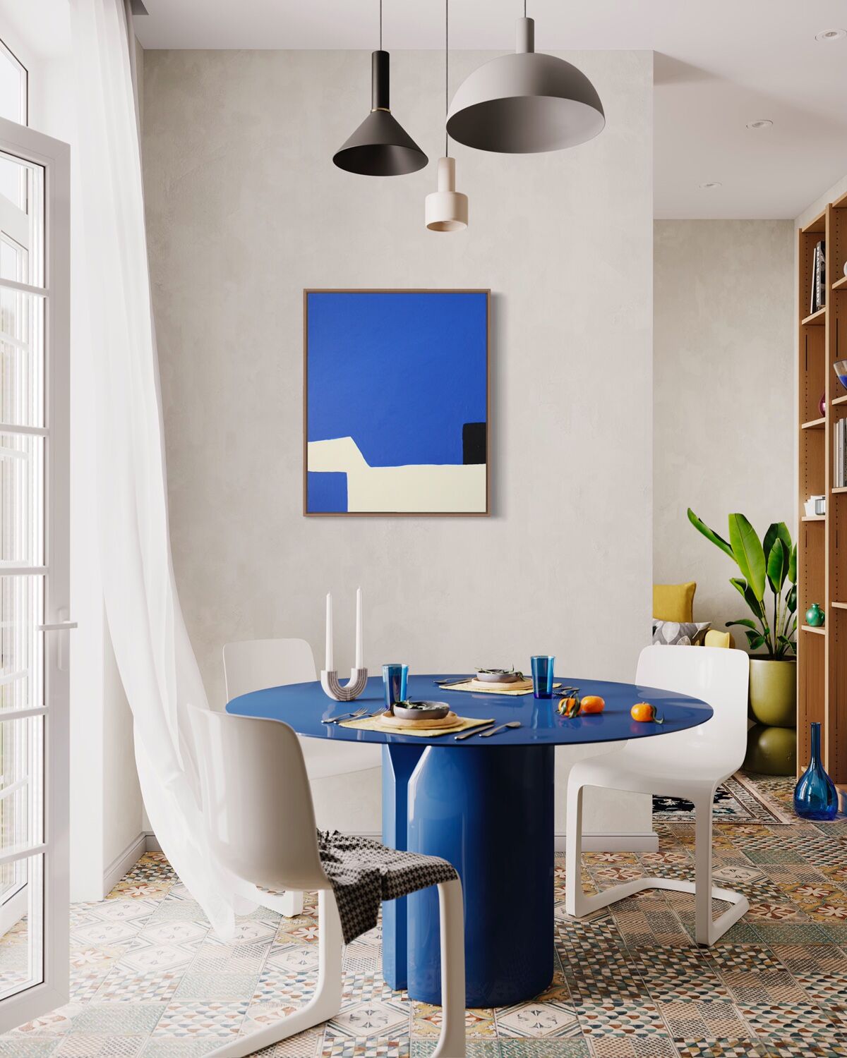 Klein Blue 81x65 cm original painting