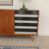 Enfilade U 460 black and white Jiri Jiroutek for Interiér Praha 1960