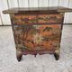Small Chinese cabinet h 62 cm, 62cm x 37 cm 2 drawers, 2 doors
